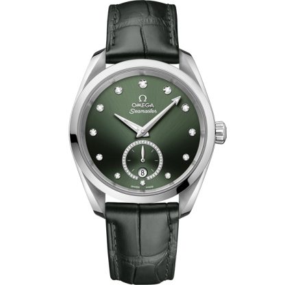 Omega Seamaster Aqua Terra 150M 38 mm, Stahl mit Lederarmband 220.13.38.20.60.001