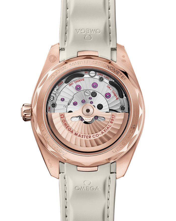 Omega Seamaster Aqua Terra 150M 41 mm, Sedna™-Gold mit Kautschukband 220.52.41.21.02.001 – Bild 2