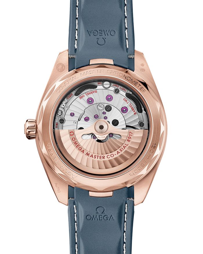 Omega Seamaster Aqua Terra 150M 41 mm, Sedna™-Gold mit Kautschukband 220.52.41.21.03.002 – Bild 2