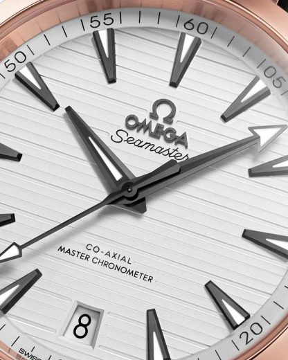 Omega Seamaster Aqua Terra 150M 41 mm, Stahl - Sedna™-Gold mit Kautschukband 220.22.41.21.02.001 – Bild 3