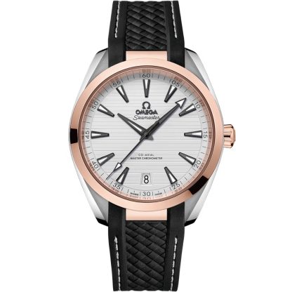 Omega Seamaster Aqua Terra 150M 41 mm, Stahl - Sedna™-Gold mit Kautschukband 220.22.41.21.02.001