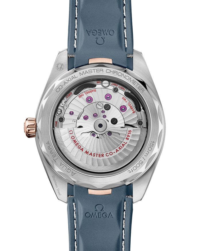 Omega Seamaster Aqua Terra 150M 41 mm, Stahl - Sedna™-Gold mit Kautschukband 220.22.41.21.03.001 – Bild 2
