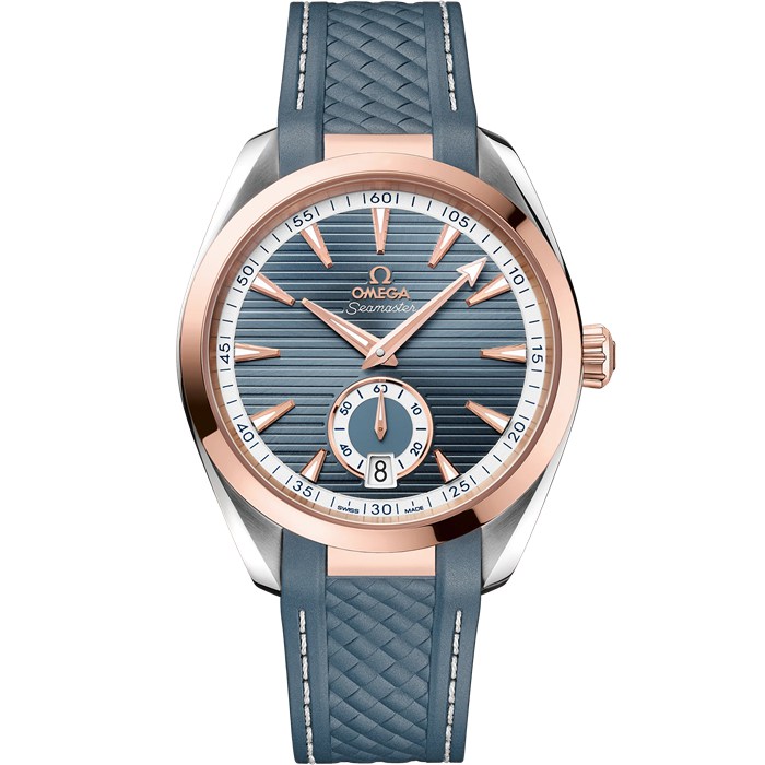 Omega Seamaster Aqua Terra 150M 41 mm, Stahl - Sedna™-Gold mit Kautschukband 220.22.41.21.03.001