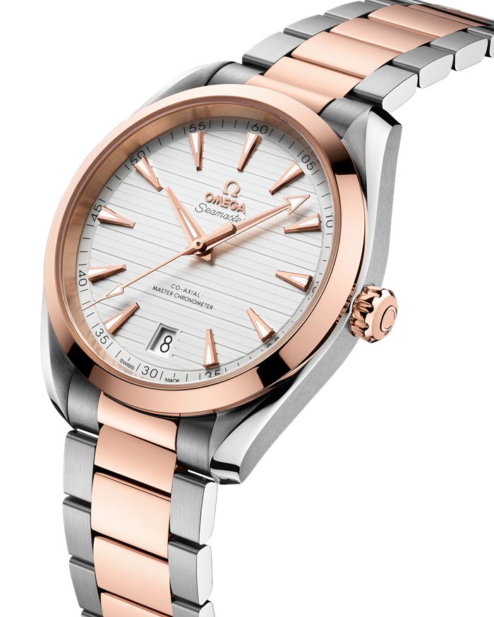 Omega Seamaster Aqua Terra 150M 41 mm, Stahl - Sedna™-Gold mit Stahl- und Sedna™-Goldband 220.20.41.21.02.001 – Bild 2