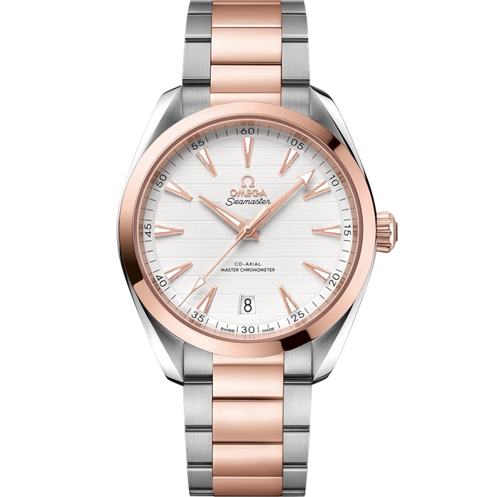 Omega Seamaster Aqua Terra 150M 41 mm, Stahl - Sedna™-Gold mit Stahl- und Sedna™-Goldband 220.20.41.21.02.001