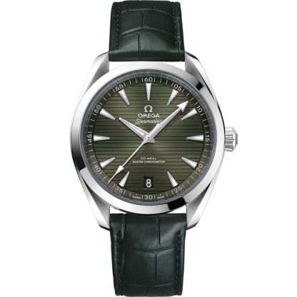 Omega Seamaster Aqua Terra 150M 41 mm, Stahl mit Lederarmband 220.13.41.21.10.001
