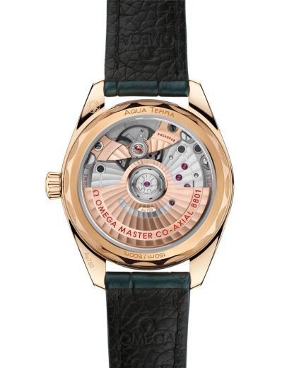 Omega Seamaster Aqua Terra Shades 34 mm, Moonshine™-Gold mit Lederarmband 220.53.34.20.10.001 – Bild 2