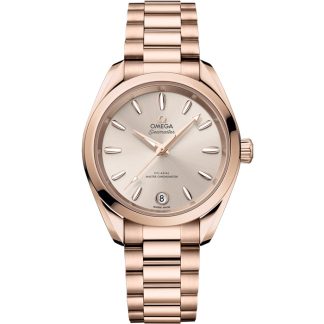 Omega Seamaster Aqua Terra Shades 34 mm, Sedna™-Gold mit Sedna™-Goldband 220.50.34.20.09.001