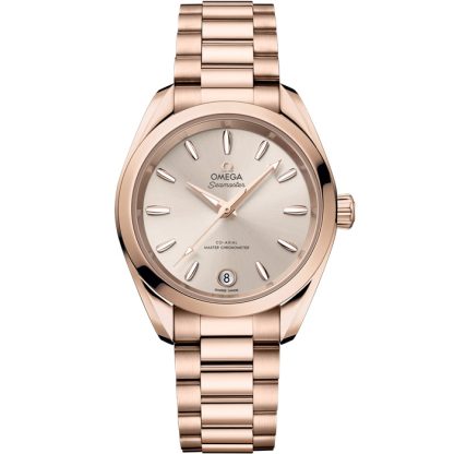 Omega Seamaster Aqua Terra Shades 34 mm, Sedna™-Gold mit Sedna™-Goldband 220.50.34.20.09.001