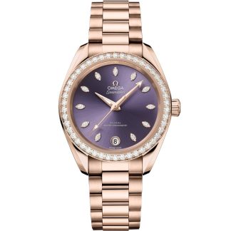 Omega Seamaster Aqua Terra Shades 34 mm, Sedna™-Gold mit Sedna™-Goldband 220.55.34.20.60.001