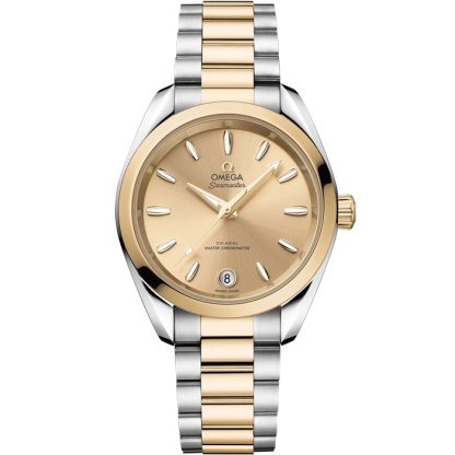 Omega Seamaster Aqua Terra Shades 34 mm, Stahl - Moonshine™-Gold mit Stahl - Moonshine™-Gold 220.20.34.20.08.001