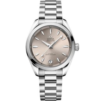 Omega Seamaster Aqua Terra Shades 34 mm, Stahl mit Stahlarmband 220.10.34.20.09.001