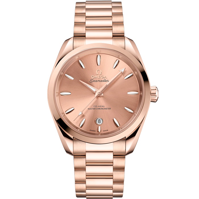Omega Seamaster Aqua Terra Shades 38 mm, Sedna™-Gold mit Sedna™-Goldband 220.50.38.20.10.001