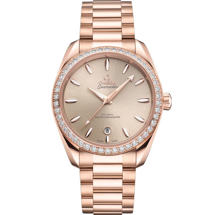 Omega Seamaster Aqua Terra Shades 38 mm, Sedna™-Gold mit Sedna™-Goldband 220.55.38.20.09.001