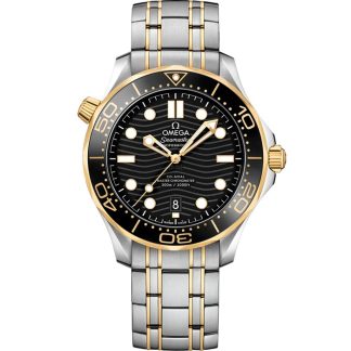 Omega Seamaster Diver 300M 42 mm, Stahl - Gelbgold mit Stahl- und Gelbgoldband 210.20.42.20.01.002