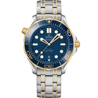 Omega Seamaster Diver 300M 42 mm, Stahl - Gelbgold mit Stahl- und Gelbgoldband 210.20.42.20.03.001