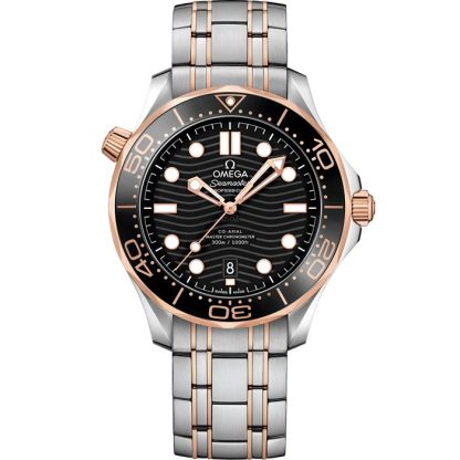 Omega Seamaster Diver 300M 42 mm, Stahl - Sedna™-Gold mit Stahl- und Sedna™-Goldband 210.20.42.20.01.001