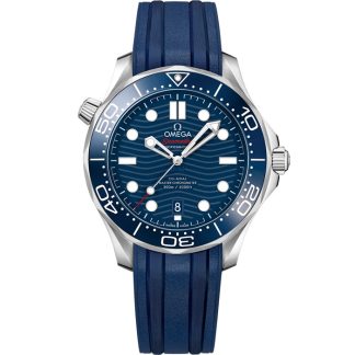 Omega Seamaster Diver 300M 42 mm, Stahl mit Kautschukband 210.32.42.20.03.001