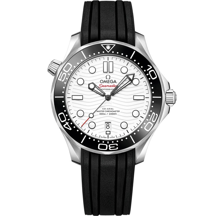 Omega Seamaster Diver 300M 42 mm, Stahl mit Kautschukband 210.32.42.20.04.001