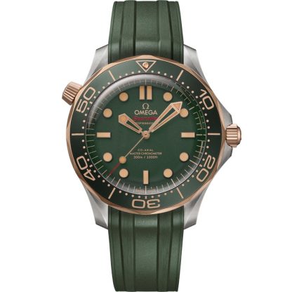 Omega Seamaster Diver 300M 42 mm, Titan - Bronze-Gold mit Kautschukband 210.92.42.20.10.001