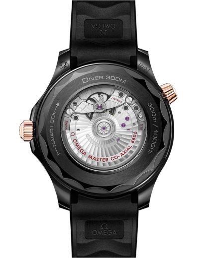 Omega Seamaster Diver 300M 43,5 mm, Schwarze Keramik mit Kautschukband 210.62.44.20.01.001 – Bild 2