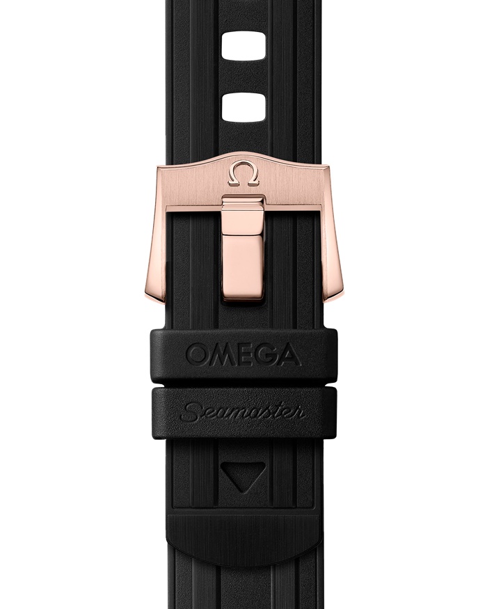 Omega Seamaster Diver 300M 44 mm, Sedna™-Gold mit Kautschukband 210.62.44.51.01.001 – Bild 5