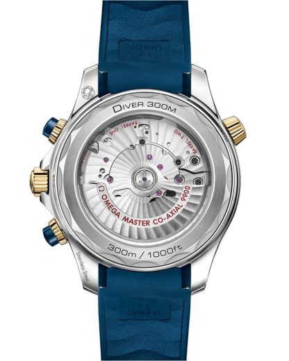 Omega Seamaster Diver 300M 44 mm, Stahl - Gelbgold mit Kautschukband 210.22.44.51.03.001 – Bild 2
