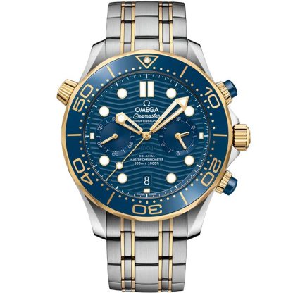 Omega Seamaster Diver 300M 44 mm, Stahl - Gelbgold mit Stahl- und Gelbgoldband 210.20.44.51.03.001
