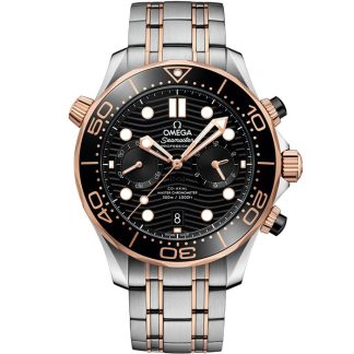 Omega Seamaster Diver 300M 44 mm, Stahl - Sedna™-Gold mit Stahl- und Sedna™-Goldband 210.20.44.51.01.001