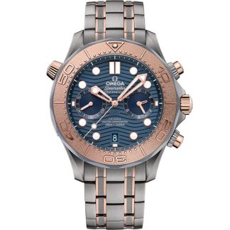 Omega Seamaster Diver 300M 44 mm, Titan – Tantal – Sedna™-Gold mit Titan – Tantal – Sedna™-Gold 210.60.44.51.03.001
