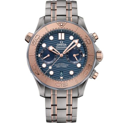 Omega Seamaster Diver 300M 44 mm, Titan – Tantal – Sedna™-Gold mit Titan – Tantal – Sedna™-Gold 210.60.44.51.03.001