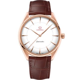 Omega Seamaster Offizieller olympischer Zeitnehmer 39,5 mm, Sedna™-Gold mit Lederarmband 522.53.40.20.04.003