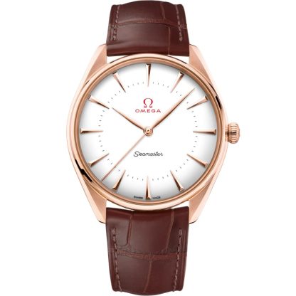Omega Seamaster Offizieller olympischer Zeitnehmer 39,5 mm, Sedna™-Gold mit Lederarmband 522.53.40.20.04.003