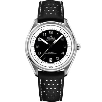 Omega Seamaster Offizieller olympischer Zeitnehmer 39,5 mm, Stahl mit Lederarmband 522.32.40.20.01.003