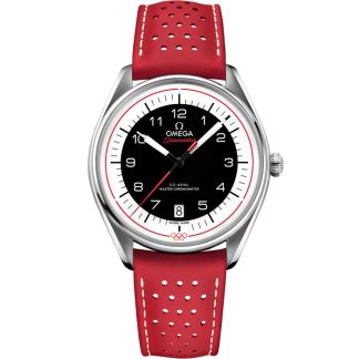 Omega Seamaster Offizieller olympischer Zeitnehmer 39,5 mm, Stahl mit Lederarmband 522.32.40.20.01.004