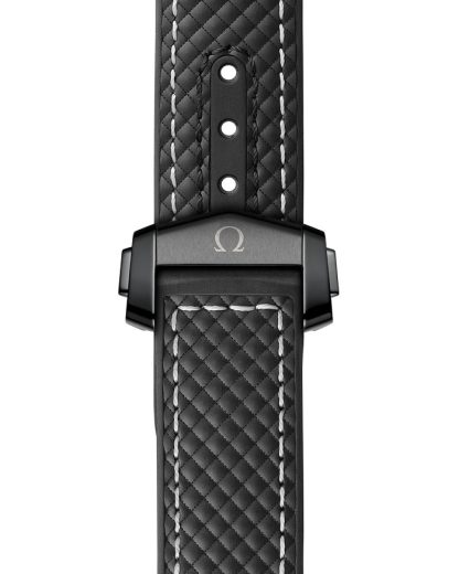 Omega Seamaster Planet Ocean 600M 39,5 mm, Schwarze Keramik mit Kautschukband 215.92.40.20.01.001 – Bild 3