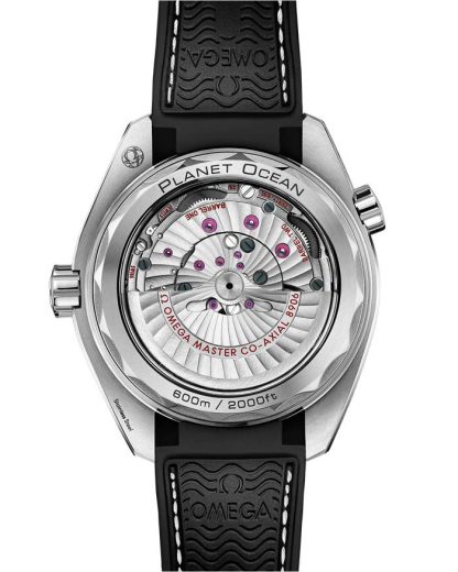 Omega Seamaster Planet Ocean 600M 43,5 mm, Stahl mit Lederarmband mit Innenseite aus Kautschuk 215.33.44.22.01.001 – Bild 2