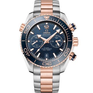 Omega Seamaster Planet Ocean 600M 45,5 mm, Stahl - Sedna™-Gold mit Stahl- und Sedna™-Goldband 215.20.46.51.03.001