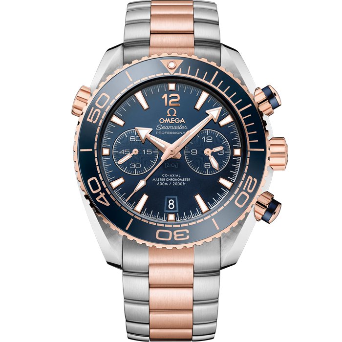 Omega Seamaster Planet Ocean 600M 45,5 mm, Stahl - Sedna™-Gold mit Stahl- und Sedna™-Goldband 215.20.46.51.03.001