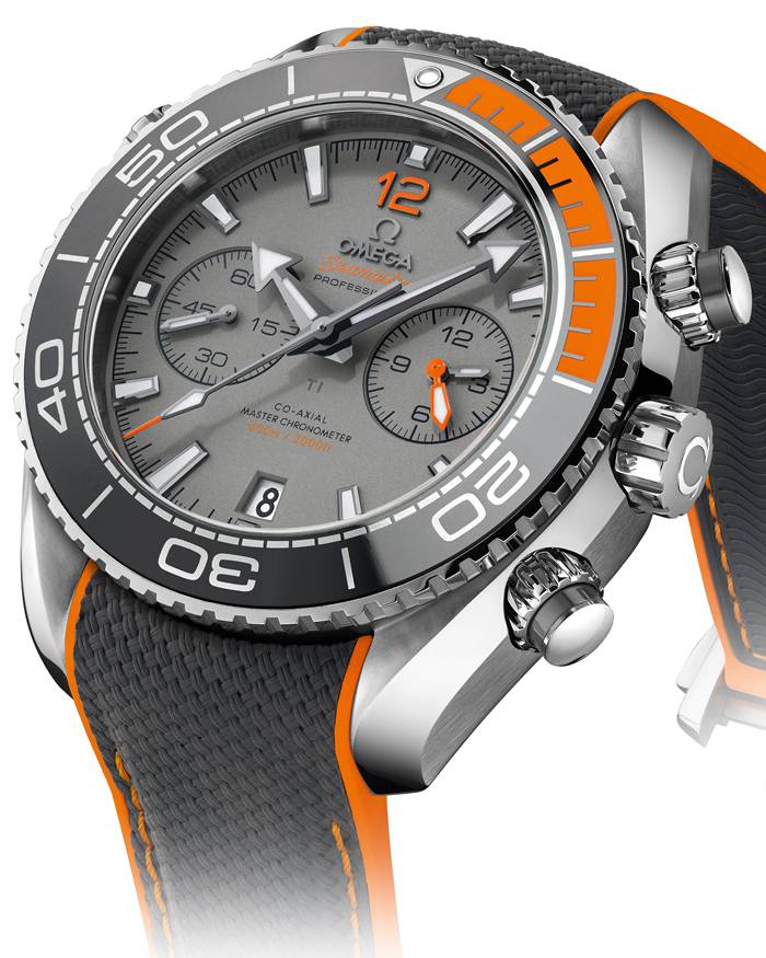 Omega Seamaster Planet Ocean 600M 45,5 mm, Titan mit Kautschukband 215.92.46.51.99.001 – Bild 2