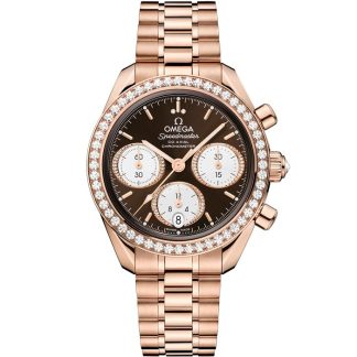 Omega Speedmaster 38 38 mm, Sedna™-Gold mit Sedna™-Goldband 324.55.38.50.63.001