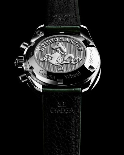 Omega Speedmaster 38 38 mm, Stahl mit Alligator 324.18.38.50.60.001 – Bild 7