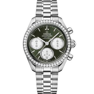 Omega Speedmaster 38 38 mm, Stahl mit Stahlarmband 324.15.38.50.60.001