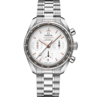 Omega Speedmaster 38 38 mm, Stahl mit Stahlarmband 324.30.38.50.02.001