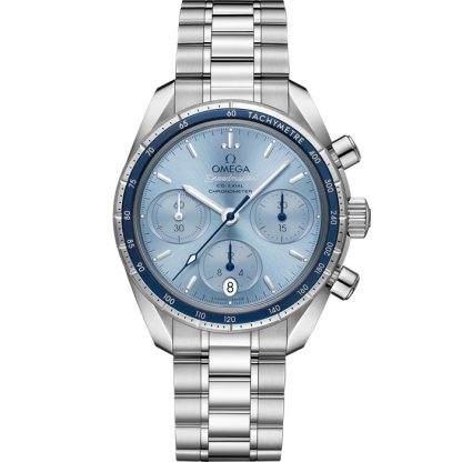 Omega Speedmaster 38 38 mm, Stahl mit Stahlarmband 324.30.38.50.03.001