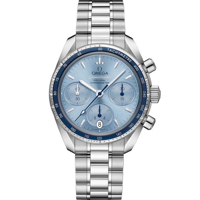 Omega Speedmaster 38 38 mm, Stahl mit Stahlarmband 324.30.38.50.03.001