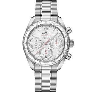 Omega Speedmaster 38 38 mm, Stahl mit Stahlarmband 324.30.38.50.55.001