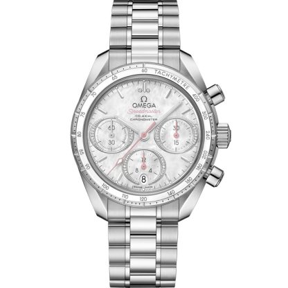 Omega Speedmaster 38 38 mm, Stahl mit Stahlarmband 324.30.38.50.55.001
