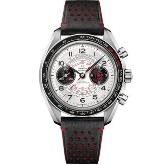 Omega Speedmaster Chronoscope 43 mm, Stahl mit Lederarmband 329.32.43.51.02.001