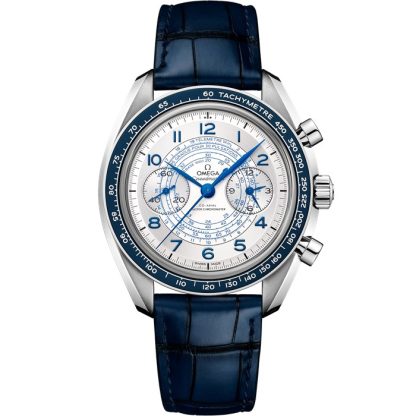 Omega Speedmaster Chronoscope 43 mm, Stahl mit Lederarmband 329.33.43.51.02.001